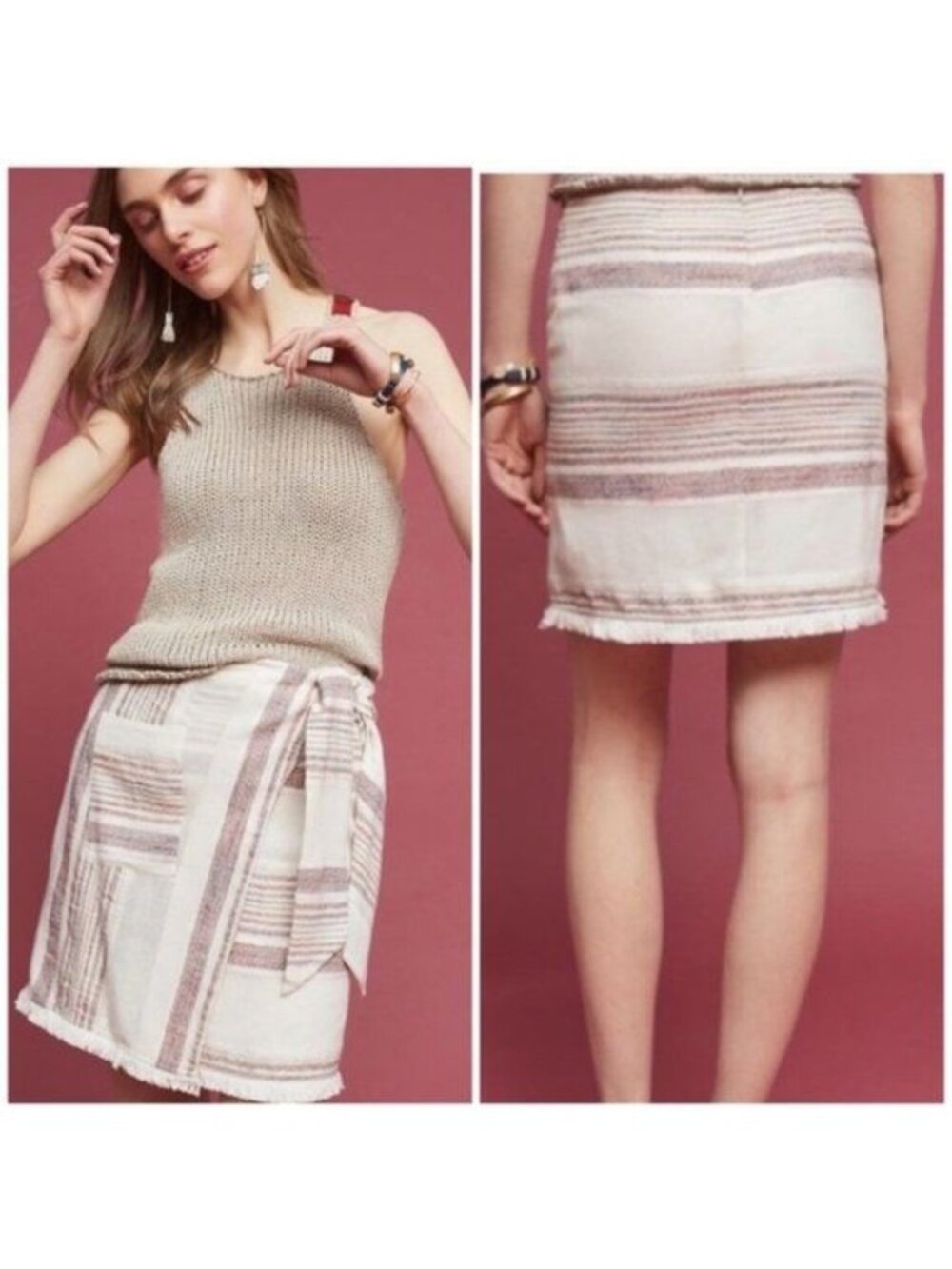 Anthropologie Holding Horses Avery Wrap Skirt - 0